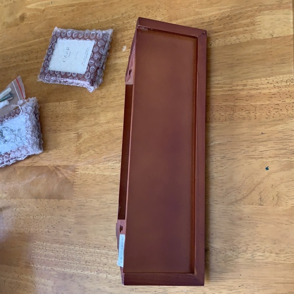 NEW CARR Walnut Ledge Floating Shelve 2 Frame Set - Picture 7 of 10